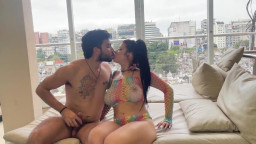 Ayelen Medina - Submissive Slut With Big Tits Is Humiliated With Milk And Gets Creampie After A Very Hard Fuck