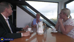 Krizzi, Eva Engel - Two Horny Housewives Krizzi & Eva Share One Hard Cock In Hot Threesome 28 09 2025