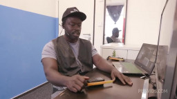 Nuria Millan - Wet BBC Gagging And Piss Shower Gangbang By Security Guards